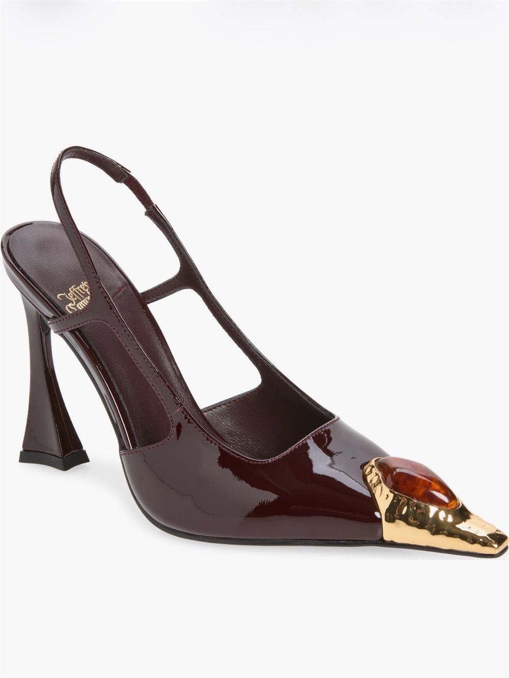 Jeffrey Campbell Sorcerer Pump in patent wine *NIB*